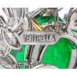 VENTRELLA, VENTRELLA Gold earrings with emeralds and diamonds