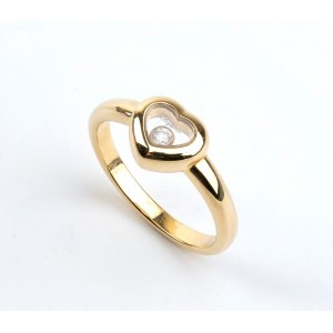 CHOPARD, CHOPARD Happy Diamond collection: diamond gold ring