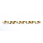 CARLO WEINGRILL, CARLO WEINGRILL Emerald gold bracelet