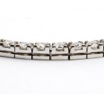 Diamond tennis gold necklace