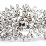 Floral diamond bracelet