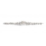 Floral diamond bracelet