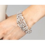 Floral diamond bracelet