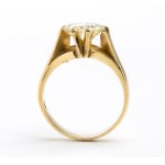 Gold ring with diamonds approx. 2.10 ct