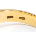 Gold ring with diamonds approx. 2.10 ct