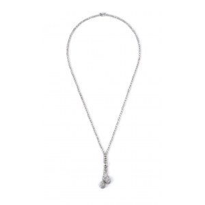 Diamond gold necklace