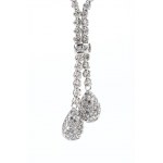 Diamond gold necklace