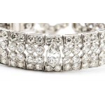 Art Déco platinum diamond bracelet