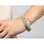 Art Déco platinum diamond bracelet