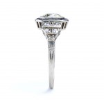 Art Déco Platinum Sapphire & Diamond Ring