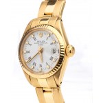 ROLEX, ROLEX Oyster Perpetual Lady Date: gold wristwatch