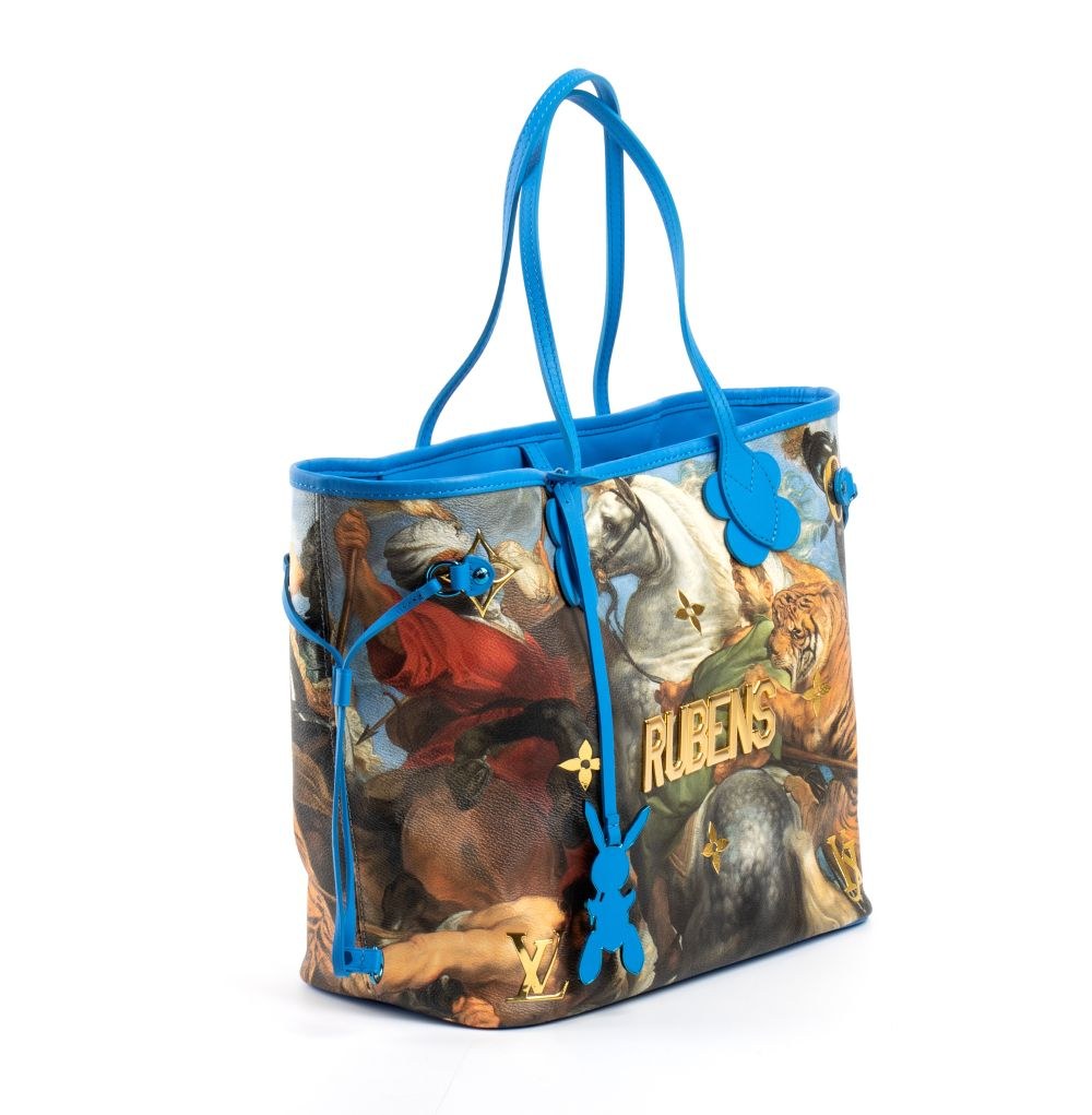 Louis Vuitton, Louis Vuitton Neverfull MM shopping bag Master Collection  Rubens by Jeff Koons - Online auction / Online bidding - Price - OneBid