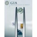 DIAMOND 0.68 CT FANCY LIGHT YELLOW GREEN - I1 - GIA - HR20901-14