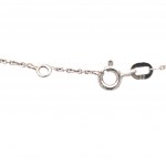BOOKLOLL -SHAPED CREW IN WHITE GOLD AND DIAMONDS - PND20206