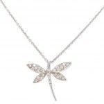 BOOKLOLL -SHAPED CREW IN WHITE GOLD AND DIAMONDS - PND20206