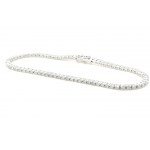 14K WHITE GOLD 6.49 GR TIPO TENNIS BRACELET NATURAL DIAMONDS 1.92 CARATI COLORE D-E/ PUREZZA I1 18CM EMMOLOGICAL CERTIFICATION MAROZ DIAMONDS LTD ISRAEL DIAMOND EXCHANGE MEMBER - BRC40602