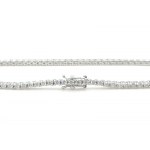 14K WHITE GOLD 6.49 GR TIPO TENNIS BRACELET NATURAL DIAMONDS 1.92 CARATI COLORE D-E/ PUREZZA I1 18CM EMMOLOGICAL CERTIFICATION MAROZ DIAMONDS LTD ISRAEL DIAMOND EXCHANGE MEMBER - BRC40602