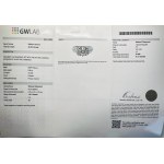 PLATINUM RING 7.20 GR DIAMOND 1.01 CARATS COLOR E-F - CLARITY SI AND BRILLIANTS 0.12 CARATS COLOR F - CLARITY VS - SIZE 7 CERT GW - RNG30606