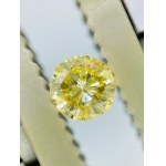 DIAMOND 0.25 CT FEW YELLOW INTENSE UNIFORM YELLOW GIA - F10502A -17