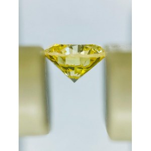 DIAMOND 0.25 CT FEW YELLOW INTENSE UNIFORM YELLOW GIA - F10502A -17