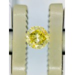 DIAMOND 0.25 CT FEW YELLOW INTENSE UNIFORM YELLOW GIA - F10502A -17