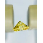 DIAMOND 0.25 CT FEW YELLOW INTENSE UNIFORM YELLOW GIA - F10502A -17