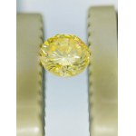 DIAMOND 0.25 CT FEW YELLOW INTENSE UNIFORM YELLOW GIA - F10502A -17