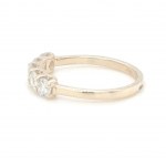 14K YELLOW GOLD 2.01 GR NATURAL DIAMONDS RING 0.82 CT G-H/VS SIZE - 6.5 EMMOLOGICAL CERTIFICATION MAROZ DIAMONDS LTD ISRAEL DIAMOND EXCHANGE MEMBER - RNG40216