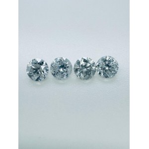 4 NATURAL POLISHED DIAMONDS 1,84 CT H-J - I2-I3-C40605-51