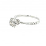 2.09 GR GOLD RING WITH DIAMONDS AND BRIGHT - RNG30408