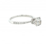 2.09 GR GOLD RING WITH DIAMONDS AND BRIGHT - RNG30408