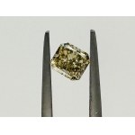 DIAMOND 0.88 CT NATURAL FANCY BROWN YELLOW - VS1 - RADIANT CUT - UD30111