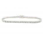 14K WHITE GOLD 10.73 GR TIPO TENNIS BRACELET NATURAL DIAMONDS 4.97 CARATI COLORE E-F/ PUREZZA SI2-SI3 18.5CM EMMOLOGICAL CERTIFICATION MAROZ DIAMONDS LTD ISRAEL DIAMOND EXCHANGE MEMBER - BRC40604