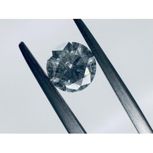 DIAMOND 1,09 CT J - I2 - SHAPE BRILLANT - GEMMOLOGICAL CERTIFICATE MAROZ DIAMONDS LTD ISRAEL DIAMOND EXCHANGE MEMBER - C31219-27