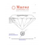 DIAMOND 1,09 CT J - I2 - SHAPE BRILLANT - GEMMOLOGICAL CERTIFICATE MAROZ DIAMONDS LTD ISRAEL DIAMOND EXCHANGE MEMBER - C31219-27