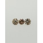 3 DIAMONDS 1.53 CTS FANCY COGNAC - SI1-3 - C30403-9
