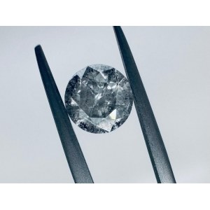 DIAMOND 1,67 CT I - I3 - SHAPE BRILLANT - GEMMOLOGICAL CERTIFICATE MAROZ DIAMONDS LTD ISRAEL DIAMOND EXCHANGE MEMBER - C31219-5