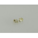 2 DIAMONDS 1.55 CT LIGHT YELLOW - VS2 -SI1 - CUSHION CUT - UD30114
