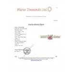 WHITE GOLD RING 1.54 GR WITH INTENSE PINK FANCY DIAMOND + BRILLIANTS - RNG20409