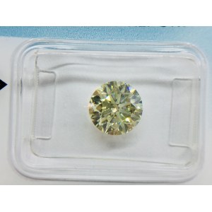 1 NATURAL POLISHED DIAMONDS 1,79 CT COLOR FANCY LIGHT YELLOW - CLARITY SI2 - CLARITY SHAPE BRILLANT - CERTIFICATION IGI - 836