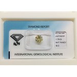 1 NATURAL POLISHED DIAMONDS 1,79 CT COLOR FANCY LIGHT YELLOW - CLARITY SI2 - CLARITY SHAPE BRILLANT - CERTIFICATION IGI - 836