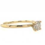 14K YELLOW GOLD RING WITH DIAMONDS - RNG21003
