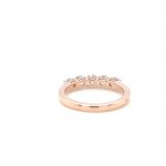 14K ROSE GOLD DIAMONDS RING 0.94 CT G-H/VS2-SI2 SIZE-6 EMMOLOGICAL CERTIFICATION MAROZ DIAMONDS LTD ISRAEL DIAMOND EXCHANGE MEMBER - RNG40208