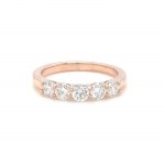 14K ROSE GOLD DIAMONDS RING 0.94 CT G-H/VS2-SI2 SIZE-6 EMMOLOGICAL CERTIFICATION MAROZ DIAMONDS LTD ISRAEL DIAMOND EXCHANGE MEMBER - RNG40208