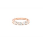 14K ROSE GOLD DIAMONDS RING 0.94 CT G-H/VS2-SI2 SIZE-6 EMMOLOGICAL CERTIFICATION MAROZ DIAMONDS LTD ISRAEL DIAMOND EXCHANGE MEMBER - RNG40208
