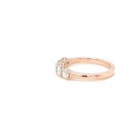14K ROSE GOLD DIAMONDS RING 0.94 CT G-H/VS2-SI2 SIZE-6 EMMOLOGICAL CERTIFICATION MAROZ DIAMONDS LTD ISRAEL DIAMOND EXCHANGE MEMBER - RNG40208