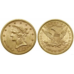 Stany Zjednoczone Ameryki (USA), 10 dolarów, 1882, Filadelfia