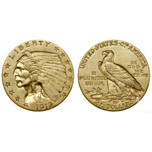 Vereinigte Staaten von Amerika (USA), 2 1/2 Dollar, 1912, Philadelphia