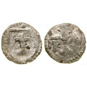 Polska, denar koronny, bez daty (1386-1389), Kraków