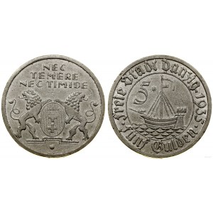 Polska, 5 guldenów, 1935, Berlin